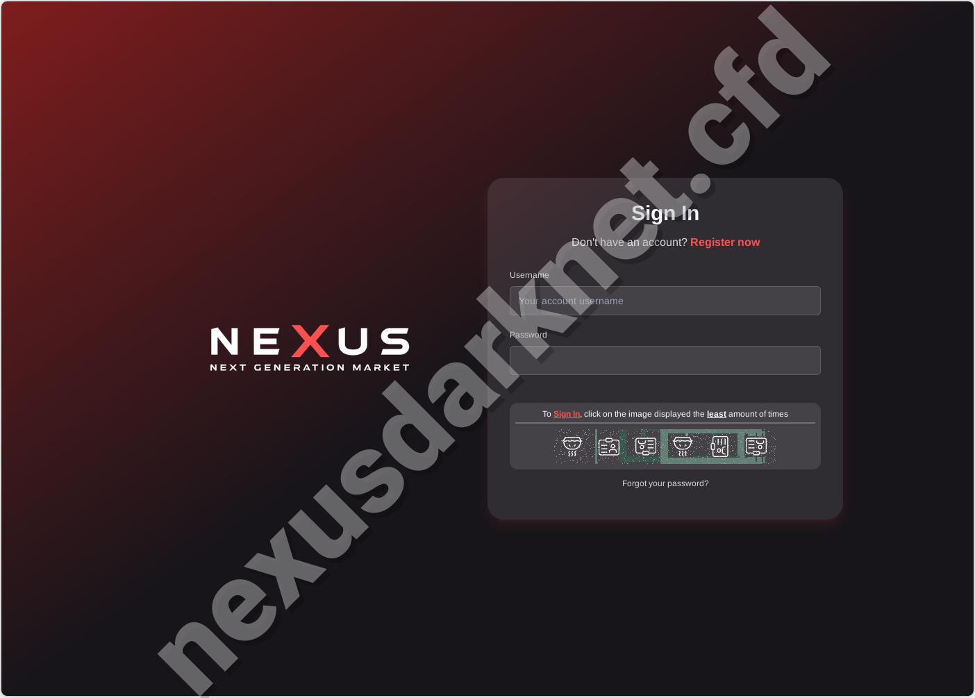 Nexus market login page 2026 — secure Nexus market link entry point