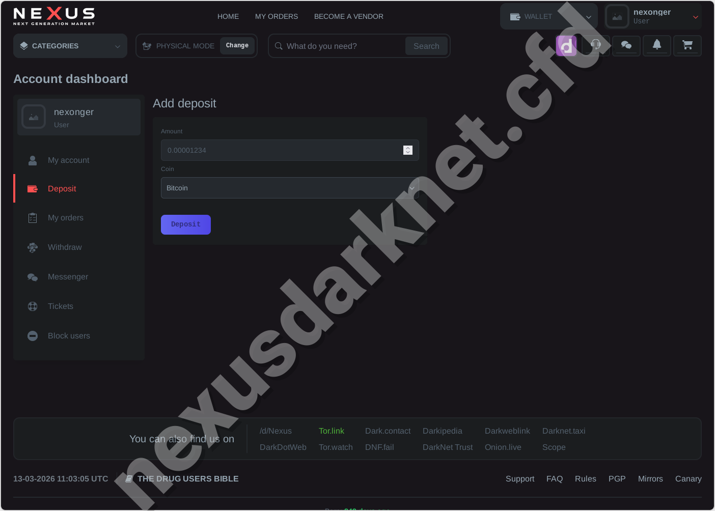 Nexus Monero wallet interface — fund management on Nexus marketplace